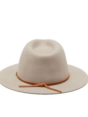 Brixton Timberwolf Wesley Fedora with Tan Leather Band